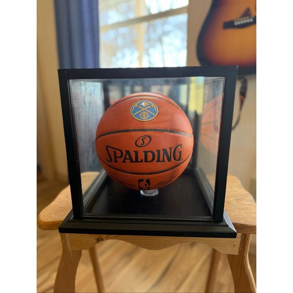 PAUL MILLSAP AUTOGRAPHED FULL SIZED BASKETBALL (DENVER NUGGETS) W/ DISPLAY CASE - Picture 9 of 11